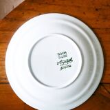 5 assiettes, plats dépareillés