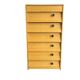 Vintage wooden shoe cabinet / drop-leaf cabinet