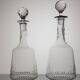 2 Baccarat crystal decanters, Richelieu model