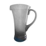 Broc pichet  à eau en verre fumé