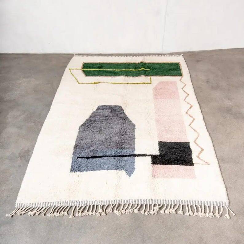 Berber rug with colourful patterns 200/300 cm