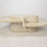 Magnussen Ponte Mactan Stone Coffee Table, 1980s