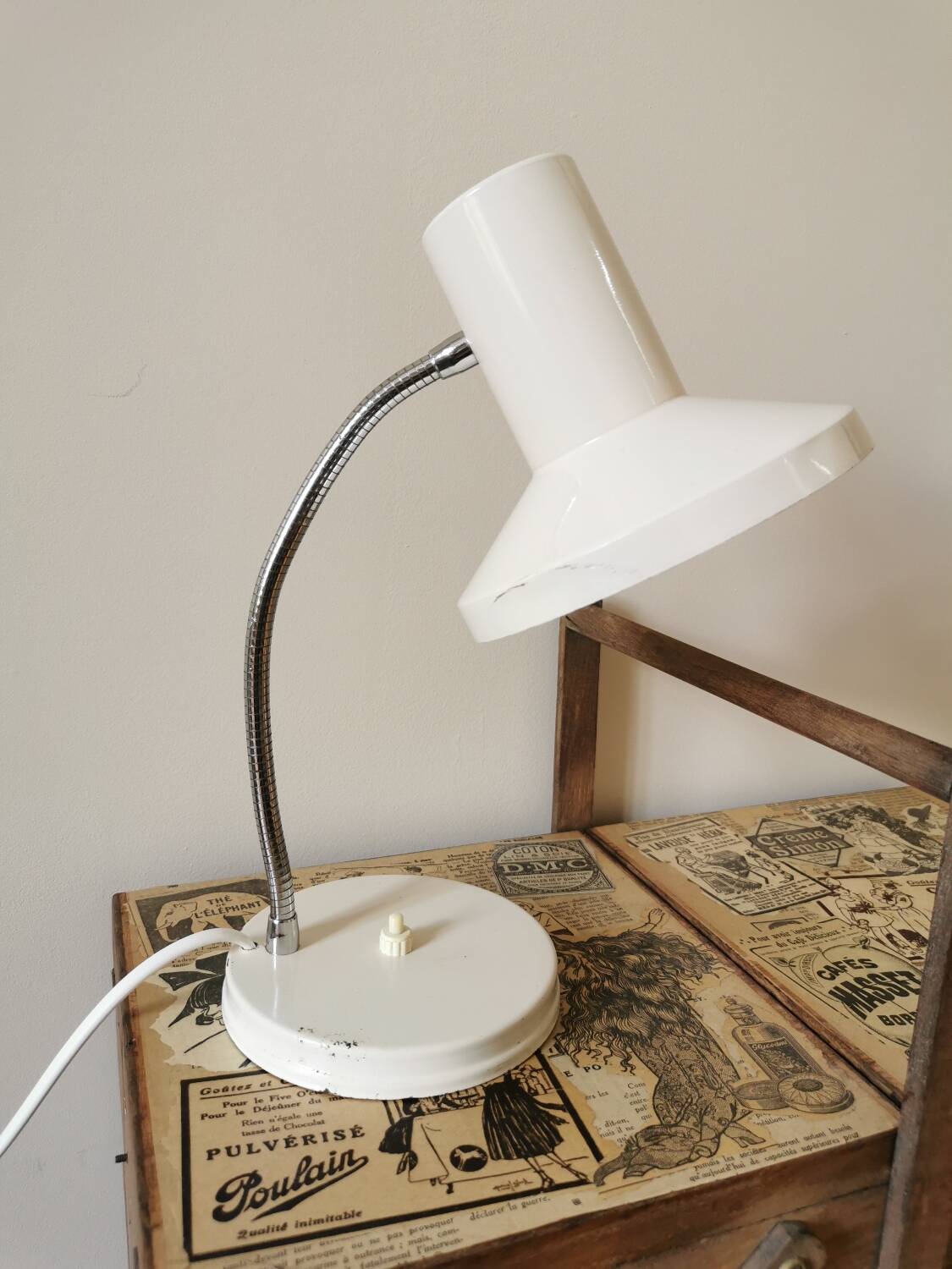 Industrial style desk lamp