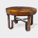 1930s art deco extendable log table