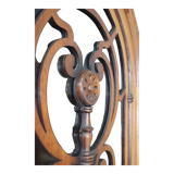 40s carved wooden display case