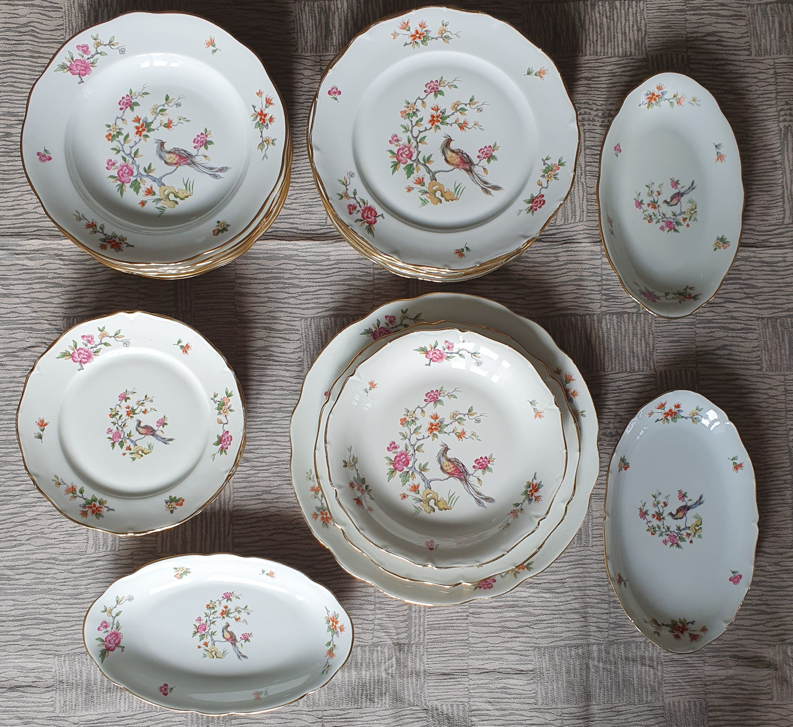 Sologne porcelain table service the archbishop