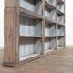 Large Antique French Painted Wooden Bookcase, 1830