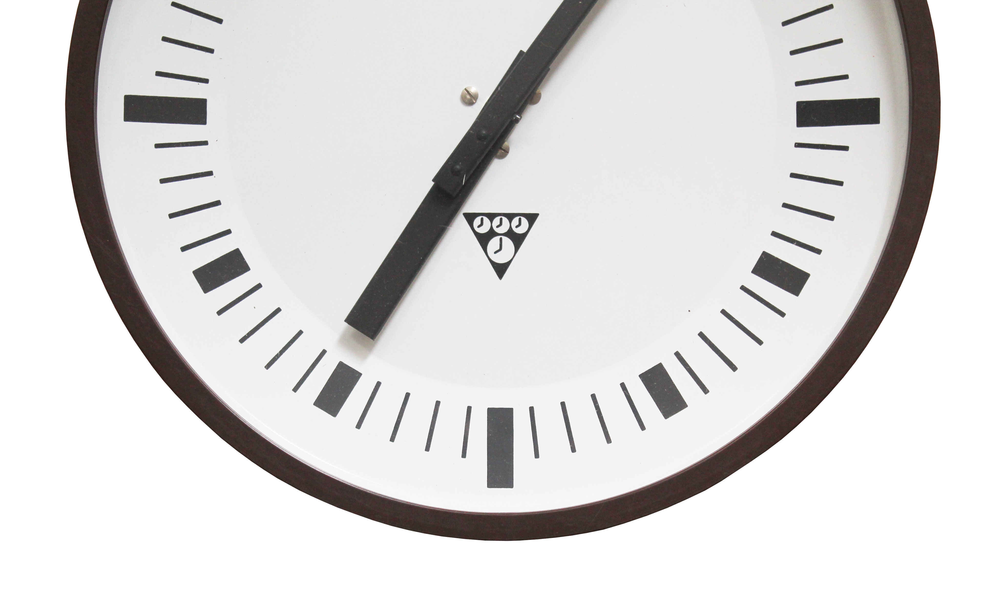 Industrial Pragotron Wall Clock Model PK-27 With An Original Box