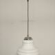 Space age pendant lamp in white opaline from the 70s