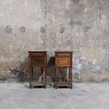 Pair of art deco bedside tables