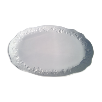 Plat de service en faience