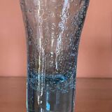 Lot de 4 verres soufflé bleux.