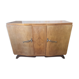 Art Deco wood sideboard 2 doors