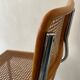 Chaise Cesca par Marcel Breuer en chrome et bois, 1970