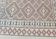 Tapis beige à motifs losanges fait main  125x166cm