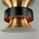 70s lamp light hanging lamp ceiling lamp metal Space Age Design VEB 60s