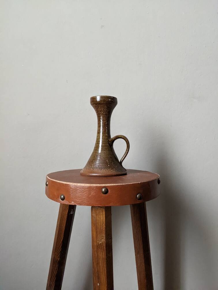 Handmade stoneware soliflore pottery slow Scandinavian decoration