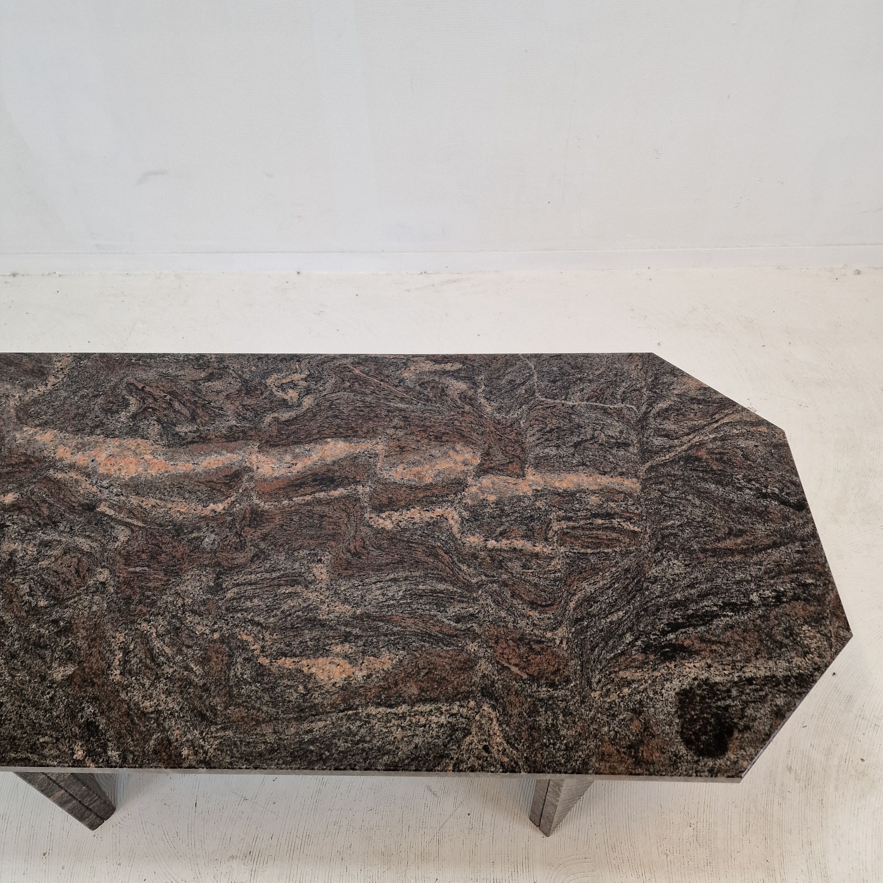 Coffee table in granite, 1980s
