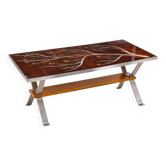 Table basse en céramique Aoni pour Adri - Belgique, année 1970