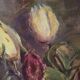 Huile sur bois, Les tulipes