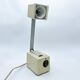 Vintage Telescopic Table Lamp Kreo Lite Model Na 270, in White Plastic and Metal