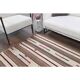 Vintage Turkish Oushak handmade wool cotton brown kilim area rug 166x230