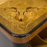 Art Deco Bar Cabinet with Inlays, 1930s