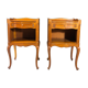 Pair of wooden bedside tables