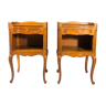 Pair of wooden bedside tables