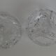 Bohemian cut glass jar 1960s