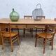 Old large farmhouse table bistro table solid oak Length 200 cm