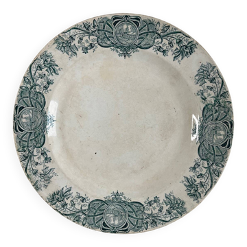 Presentation plate in St Armand Persan ironstone