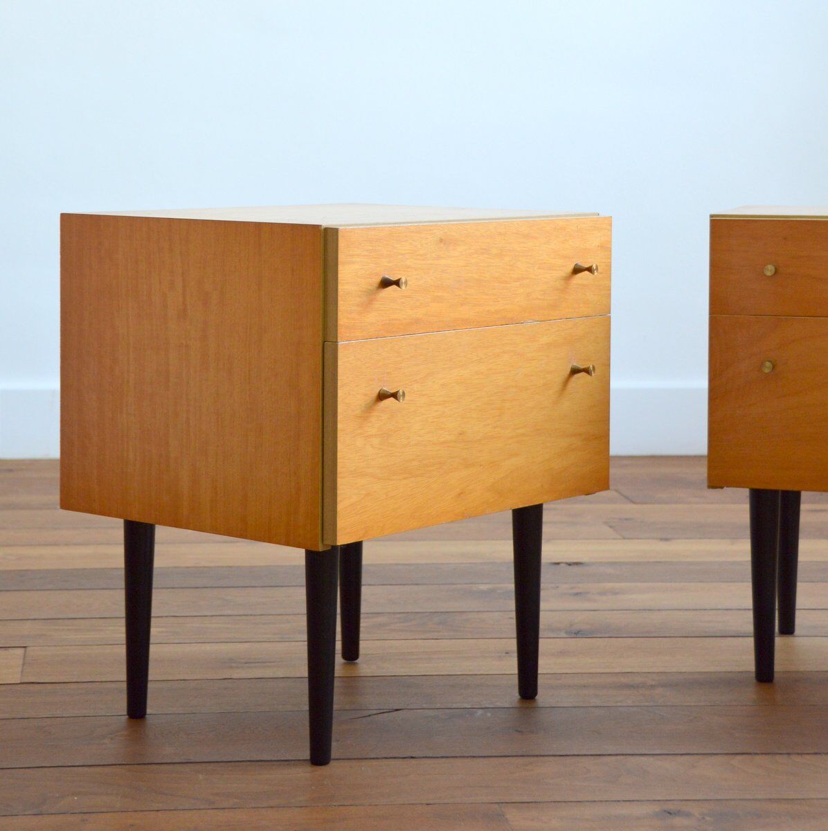 Pair of vintage bedside tables 1960