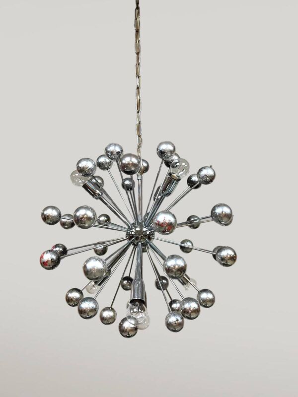 Chandelier vintage design Sputnik Cosack Leuchten 'Ere du spatial'