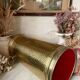 Porte-parapluie en laiton vintage