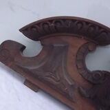 Pediment XIXth Walnut