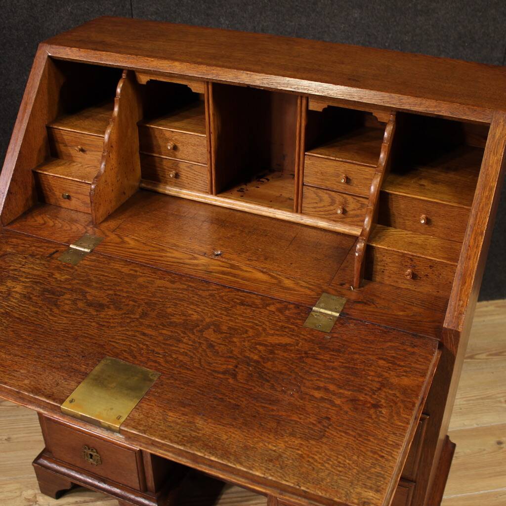 20th century Dutch oak desk