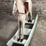 Wooden children's rocking horse 1950's