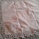 Superb lin's tai. Richelieu flowers embroidery, ML monogram