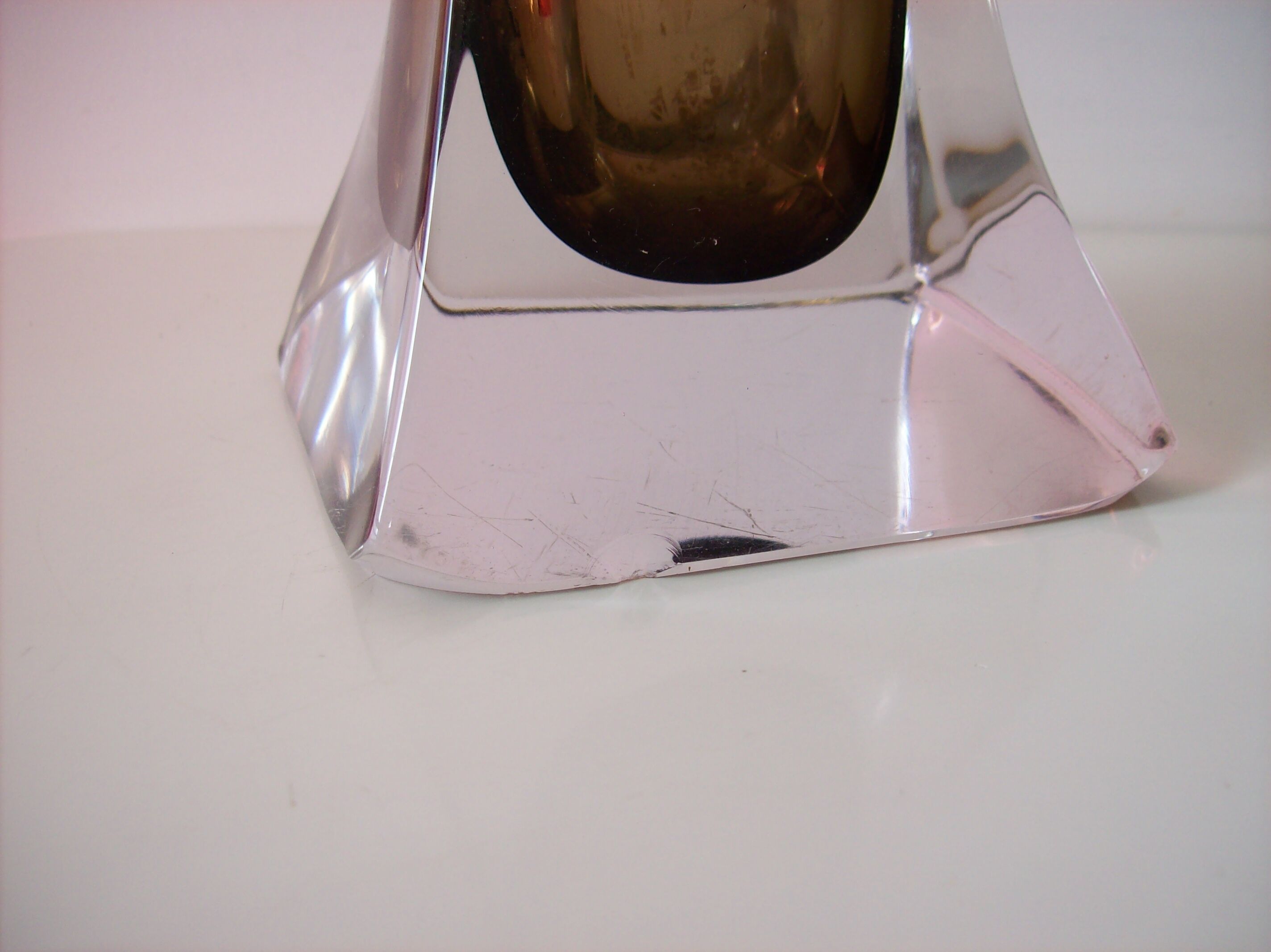 Vintage crystal vase