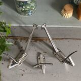 Trio of metal hooks