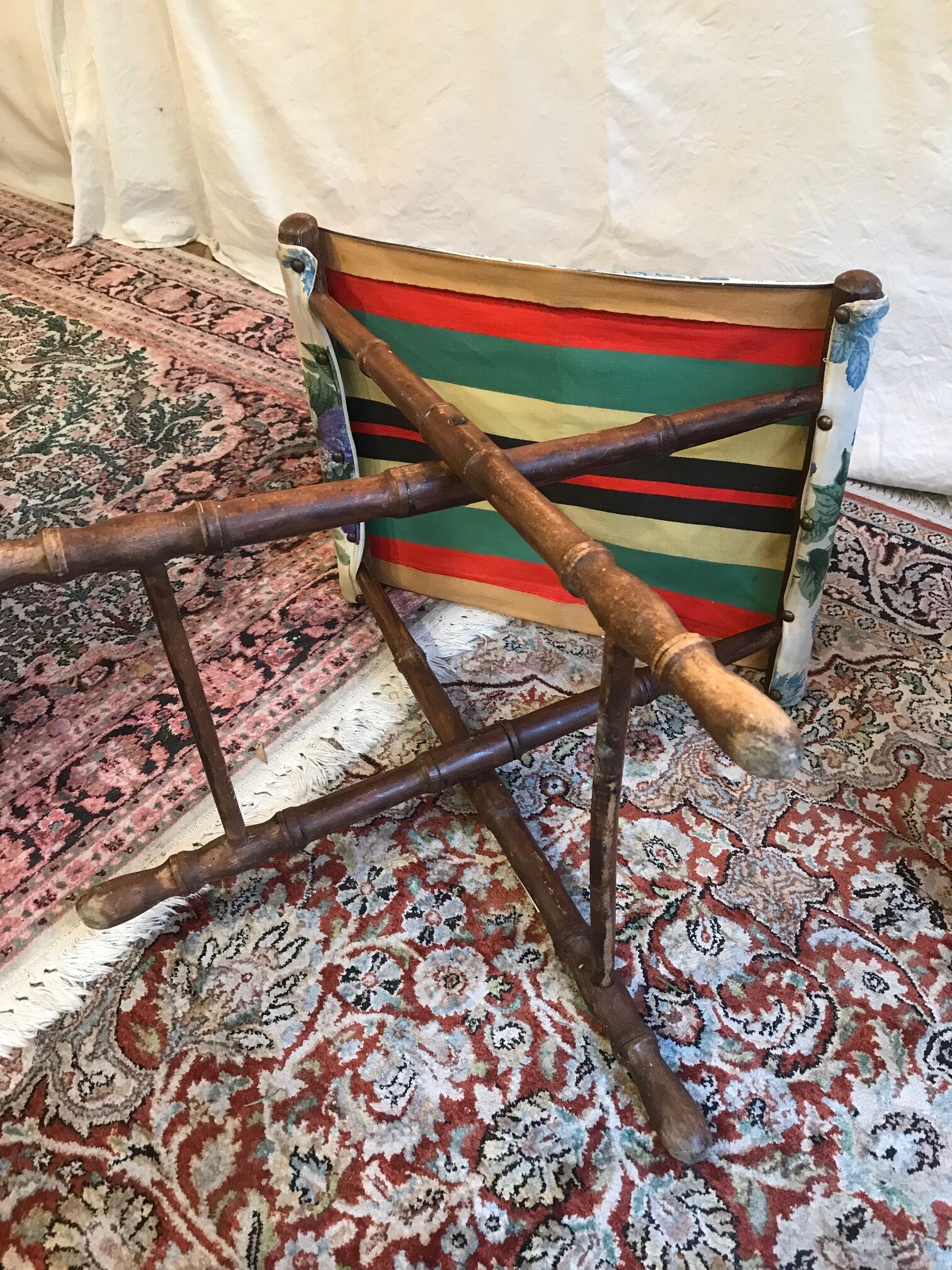 Vintage folding stool 20s