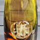 Vintage vase in blown Art glass, Creative design, amber color
