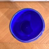 Blue/Gold Murano XL Vase 40cm height