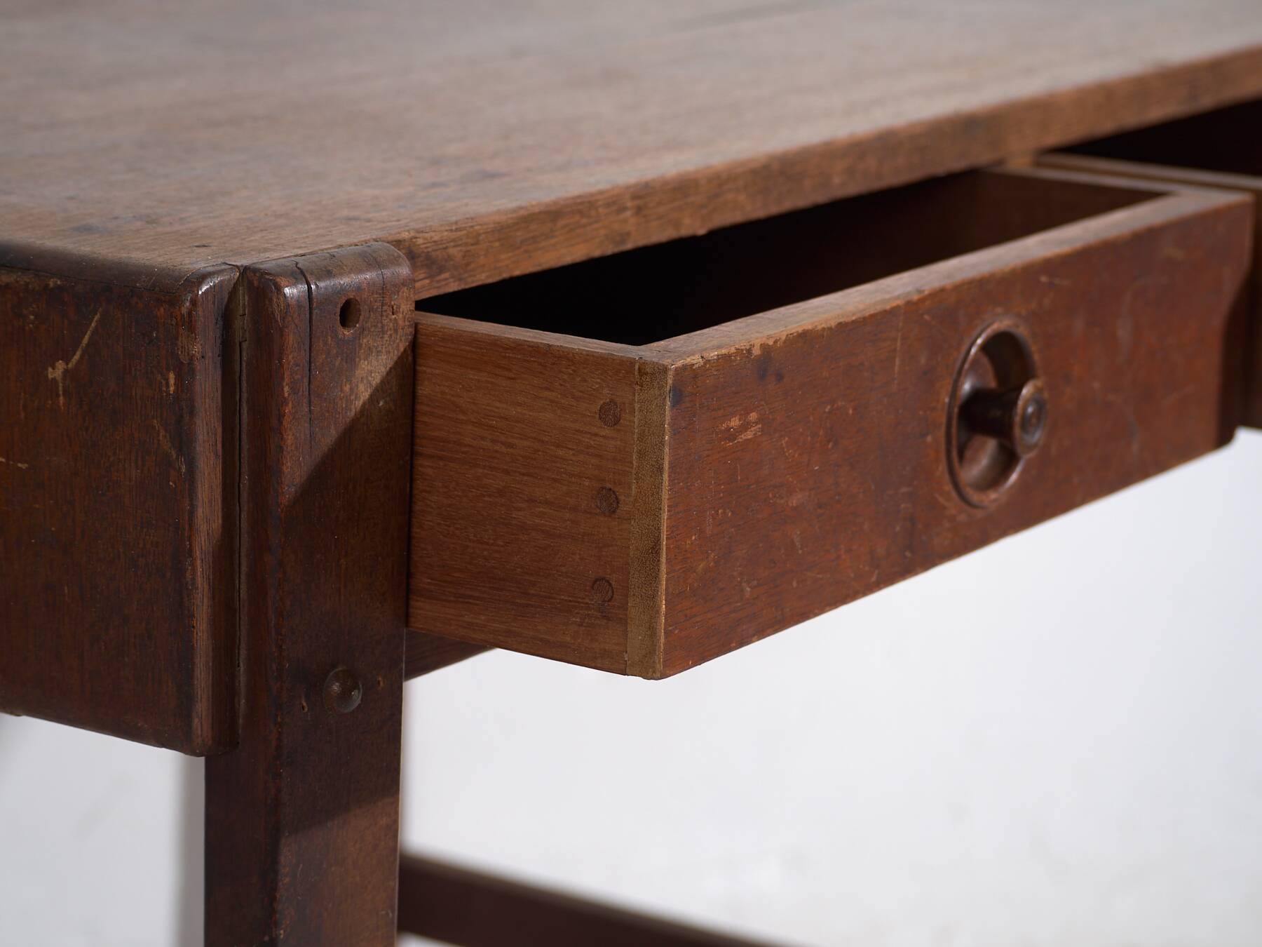 Bureau japonais ancien de type tsukue – Période Taisho/Showa (c.1910-1940)