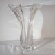 Large crystal vase Royale de Champagne Bayel - Vintage - Signed