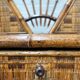 English bamboo coat rack