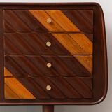 SIDEBOARD VINTAGE IN LEGNO CON DETTAGLI IN OTTONE ANNI ’60 MODERNARIATO