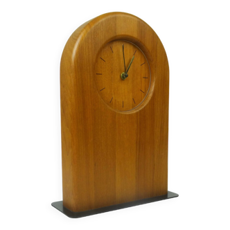 Junghans mid century danish modern teak desk clock