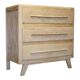 Commode vintage bois brut